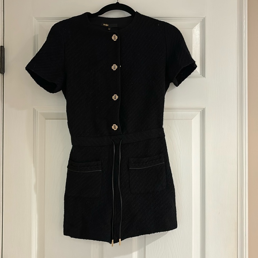 Maje Black Romper